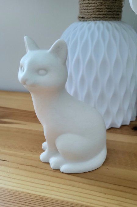 Figurine Chat en Jesmonite