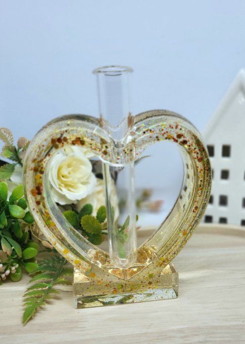 Vase coeur soliflore